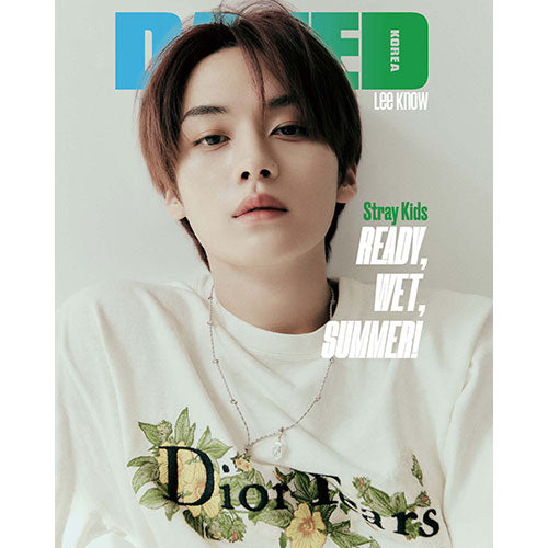 DAZED KOREA 2023.07 - STRAY KIDS LEE KNOW, SEUNGMIN, I.N COVER