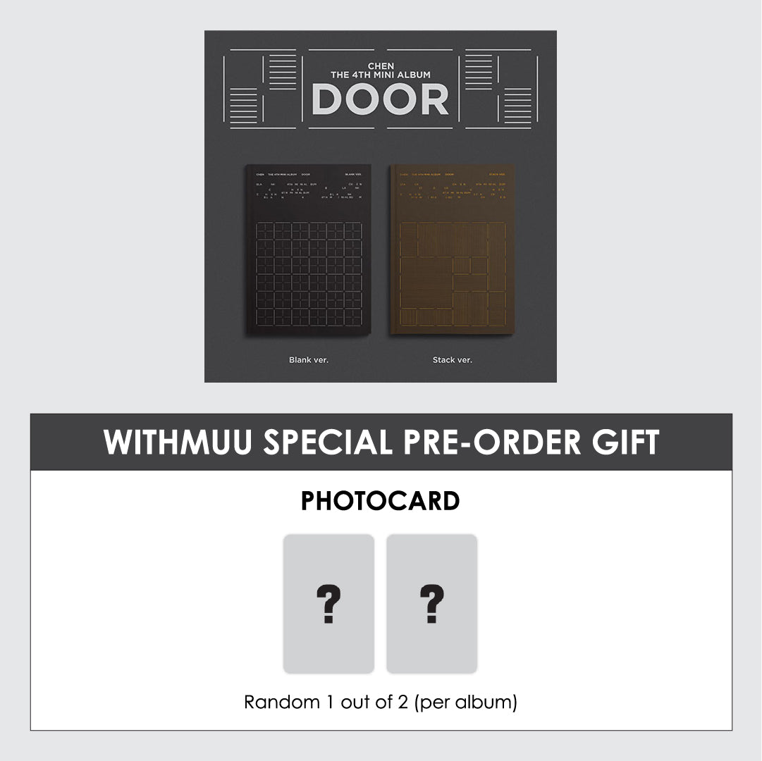 CHEN 4TH MINI ALBUM - DOOR + WITHMUU PHOTOCARD – SubK Shop