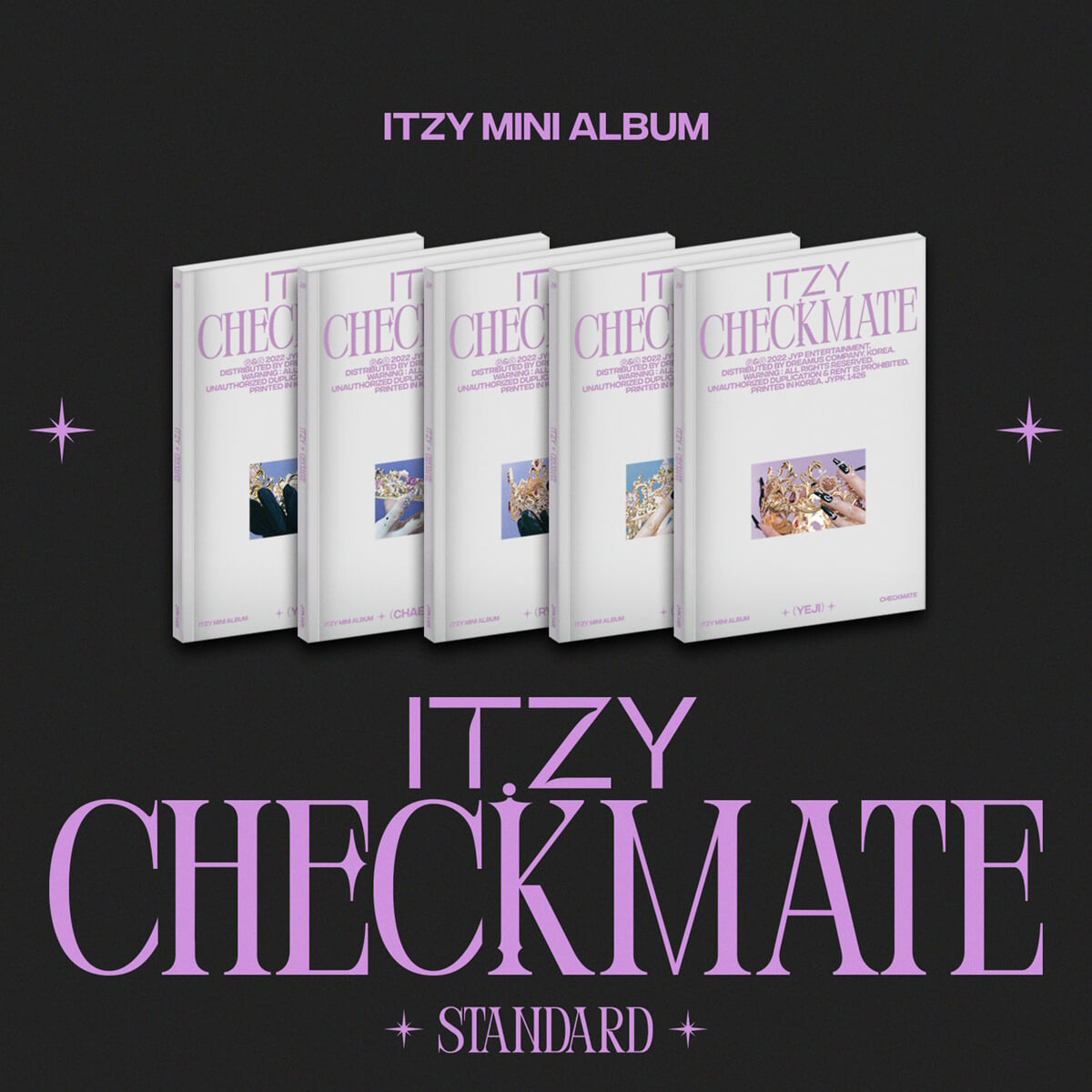 ITZY Checkmate 2024 Ryujin Album with Signed Ryujin Postcard