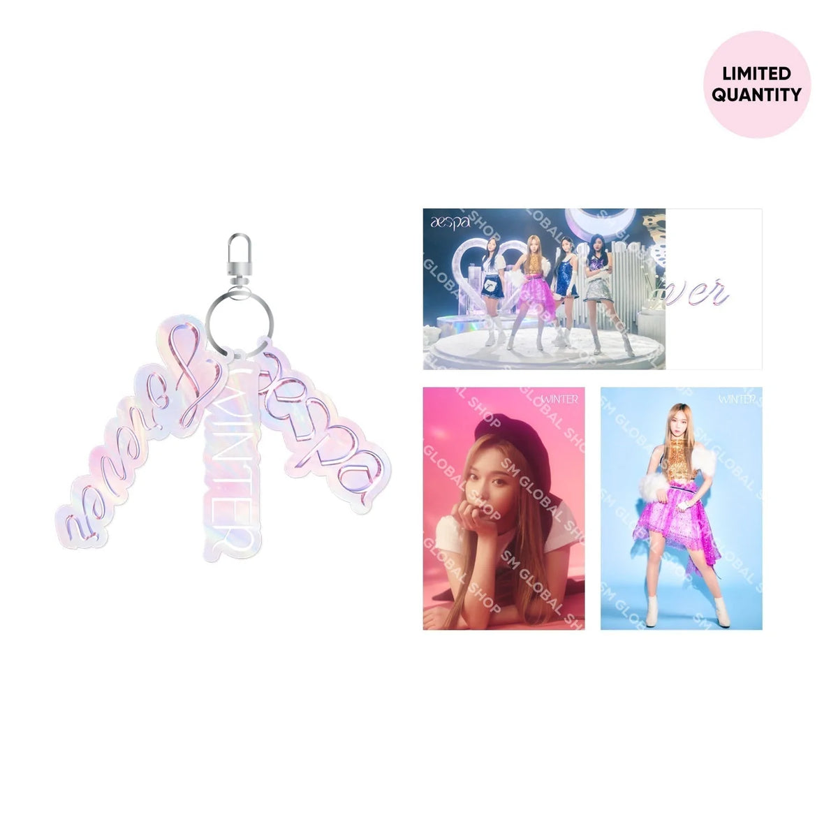 AESPA FOREVER OFFICIAL MD - ACRYLIC KEYRING + 
