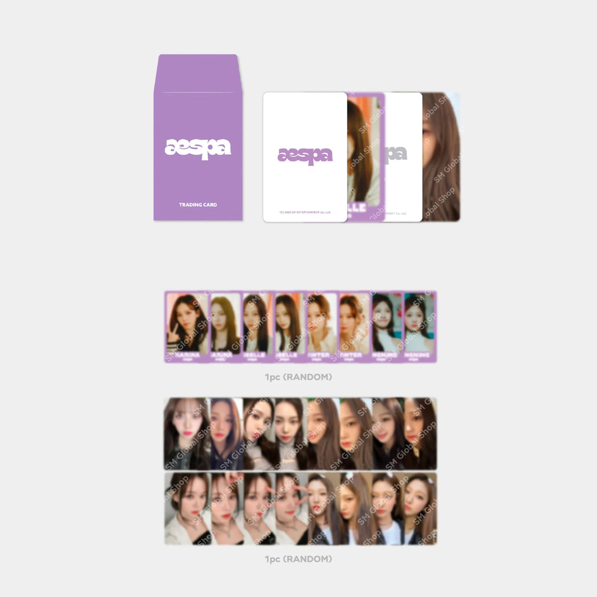 AESPA POPUP STORE 'COME TO MY ILLUSION' MD - TRADING CARD SET