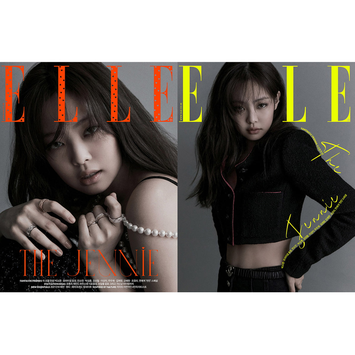 Elle Magazine Blackpink Jennie Fashion Stylish Seasonal Gifts Makeup  Accessories