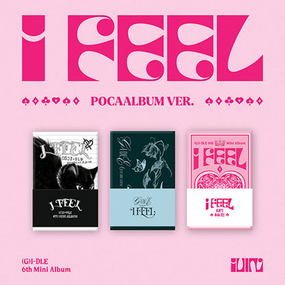 (G)I-DLE 6TH MINI ALBUM - I FEEL (POCAALBUM VER.)