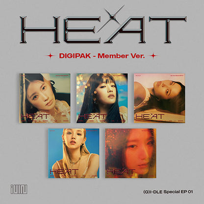 (G)I-DLE SPECIAL ALBUM - HEAT (DIGIPAK VER.) (MEMBER VER.)