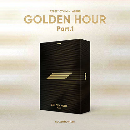 ATEEZ 10TH MINI ALBUM - GOLDEN HOUR : PART.1 (KOREA VER.) + APPLEMUSIC PHOTOCARD