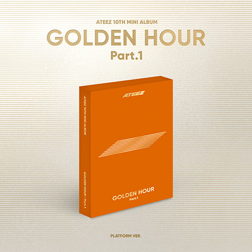 ATEEZ 10TH MINI ALBUM - GOLDEN HOUR : PART.1 (KOREA VER.) (PLATFORM VER.)