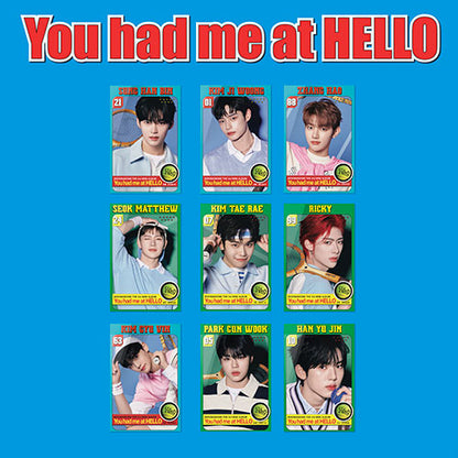 ZEROBASEONE 3RD MINI ALBUM - YOU HAD ME AT HELLO (ALL VER.) + WITHMUU PHOTOCARD (LD VER.)