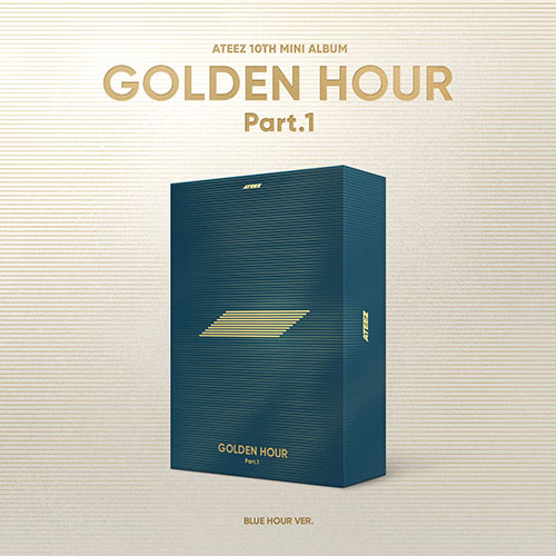 ATEEZ 10TH MINI ALBUM - GOLDEN HOUR : PART.1 (KOREA VER.) + APPLEMUSIC PHOTOCARD (LD VER.)