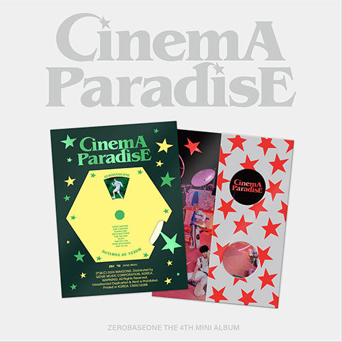 ZEROBASEONE 4TH MINI ALBUM - CINEMA PARADISE (ALL VER.) + WITHMUU PHOTOCARD (LD VER.)