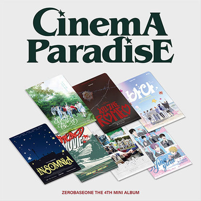 ZEROBASEONE 4TH MINI ALBUM - CINEMA PARADISE (ALL VER.) + WITHMUU PHOTOCARD (LD VER.)