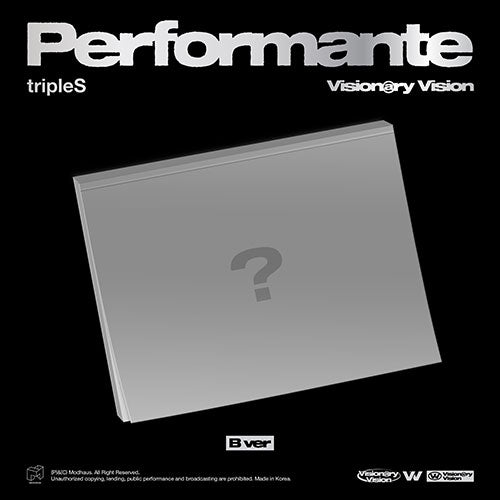 TRIPLES VISIONARY VISION 1ST ALBUM - PERFORMANTE + APPLEMUSIC PHOTOCARD