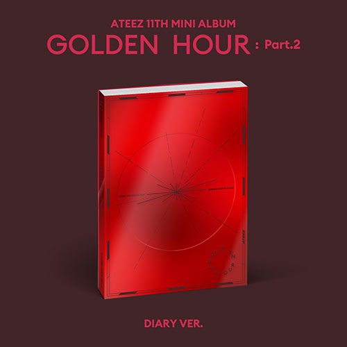 ATEEZ 11TH MINI ALBUM - GOLDEN HOUR : PART.2 (KOREA VER.) + APPLEMUSIC PHOTOCARD (PRE-ORDER)