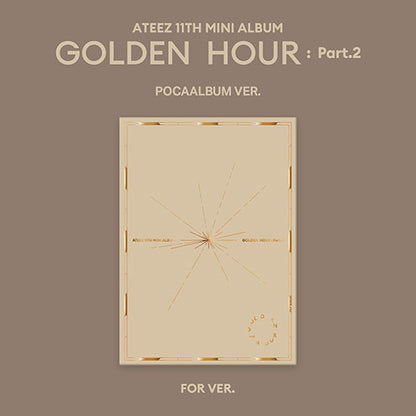 ATEEZ 11TH MINI ALBUM - GOLDEN HOUR : PART.2 (KOREA VER.) (POCAALBUM)