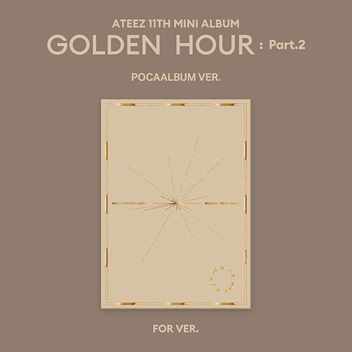 ATEEZ 11TH MINI ALBUM - GOLDEN HOUR : PART.2 (KOREA VER.) (POCAALBUM)