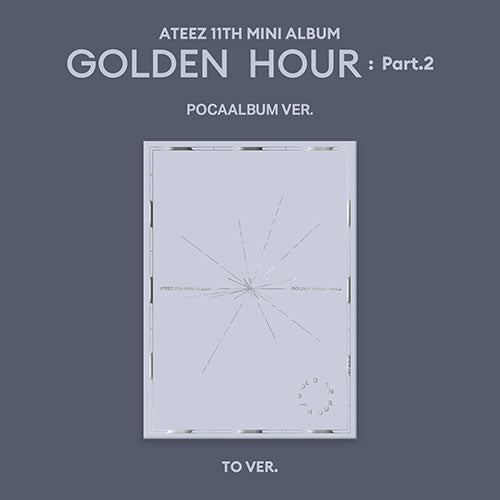 ATEEZ 11TH MINI ALBUM - GOLDEN HOUR : PART.2 (KOREA VER.) (POCAALBUM) + MAKESTAR SPECIAL GIFT