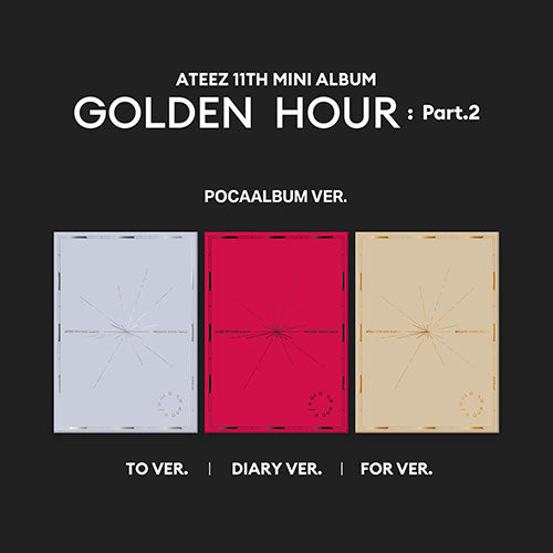 ATEEZ 11TH MINI ALBUM - GOLDEN HOUR : PART.2 (KOREA VER.) (POCAALBUM)