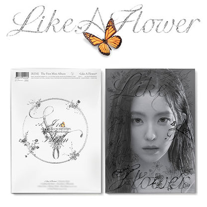 IRENE 1ST MINI ALBUM - LIKE A FLOWER (PHOTOBOOK VER.) + APPLEMUSIC PHOTOCARD (PRE-ORDER)