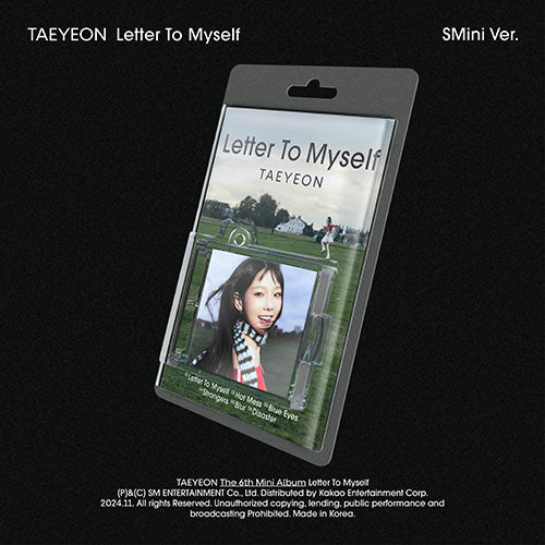 TAEYEON 6TH MINI ALBUM - LETTER TO MYSELF (SMINI VER.)