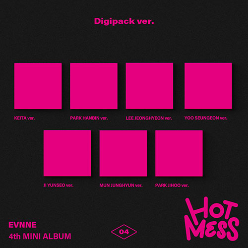 EVNNE 4TH MINI ALBUM - HOT MESS (DIGIPACK VER.) (PRE-ORDER)