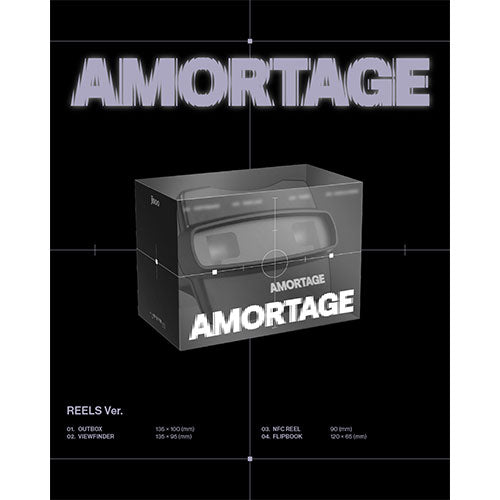 JISOO MINI ALBUM - AMORTAGE (REELS VER.)