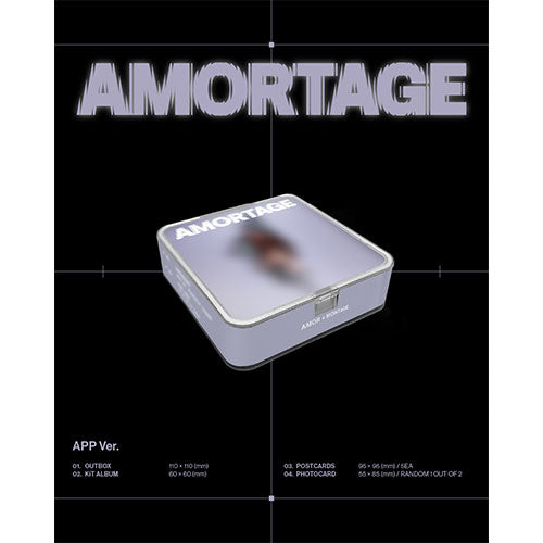 JISOO MINI ALBUM - AMORTAGE (APP VER.)