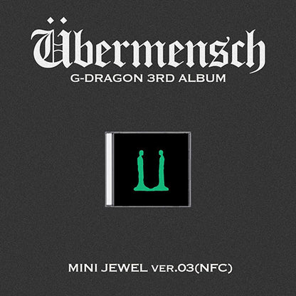 G-DRAGON 3RD ALBUM - ÜBERMENSCH (MINI JEWEL VER.) + APPLEMUSIC PHOTOCARD