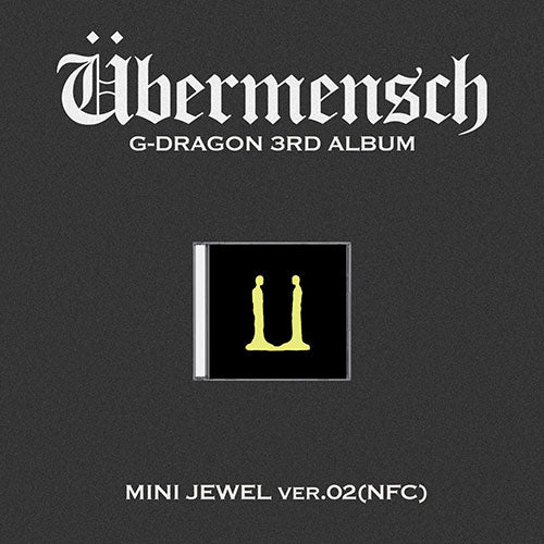 G-DRAGON 3RD ALBUM - ÜBERMENSCH (MINI JEWEL VER.) + APPLEMUSIC PHOTOCARD