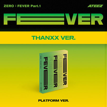 ATEEZ 5TH MINI ALBUM - ZERO : FEVER PART.1 (PLATFORM VER.) + WITHMUU PHOTOCARD