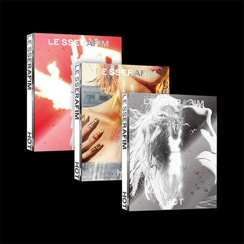 LE SSERAFIM 5TH MINI ALBUM - HOT + WITHMUU PHOTOCARD + GROUP PHOTOCARD (LD VER.) (PRE-ORDER)