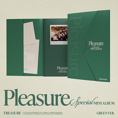 TREASURE SPECIAL MINI ALBUM - PLEASURE + APPLEMUSIC PHOTOCARD