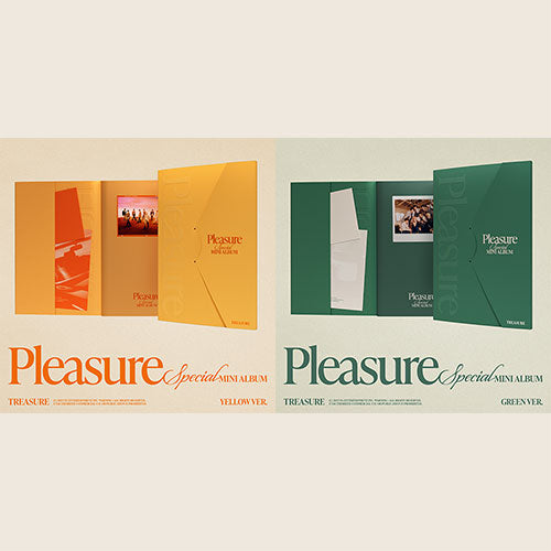 TREASURE SPECIAL MINI ALBUM - PLEASURE + WITHMUU PHOTOCARD