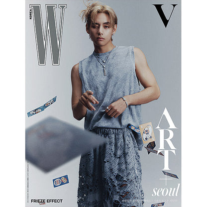 W KOREA 2023.09 - BTS V COVER