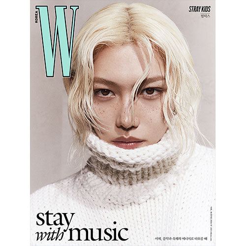 W KOREA 2024.06 - STRAY KIDS COVER