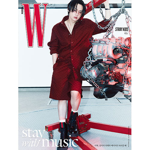 W KOREA 2024.06 - STRAY KIDS COVER