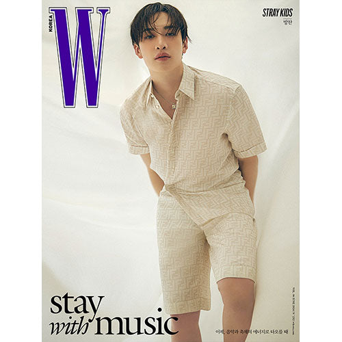 W KOREA 2024.06 - STRAY KIDS COVER