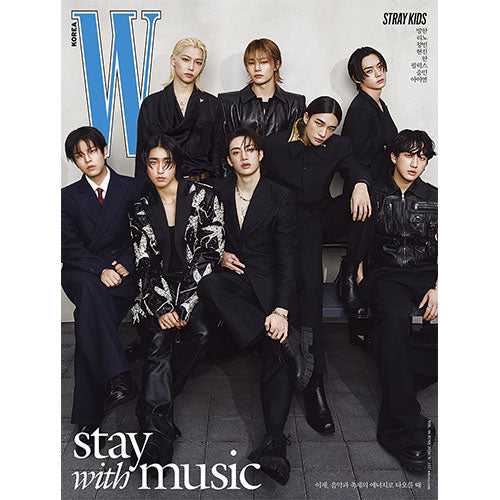 W KOREA 2024.06 - STRAY KIDS COVER