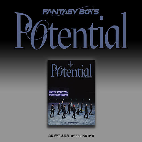 FANTASY BOYS 2ND MINI ALBUM - POTENTIAL (MV BEHIND DVD)