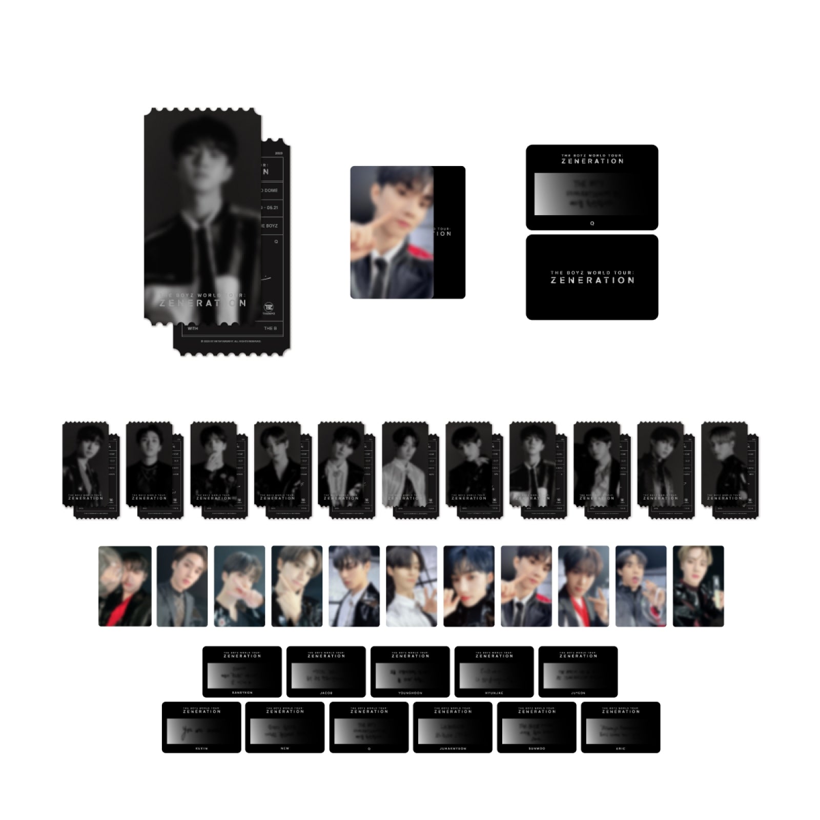 THE BOYZ WORLD TOUR : ZENERATION OFFICIAL MD - 09. TICKET PHOTO SET