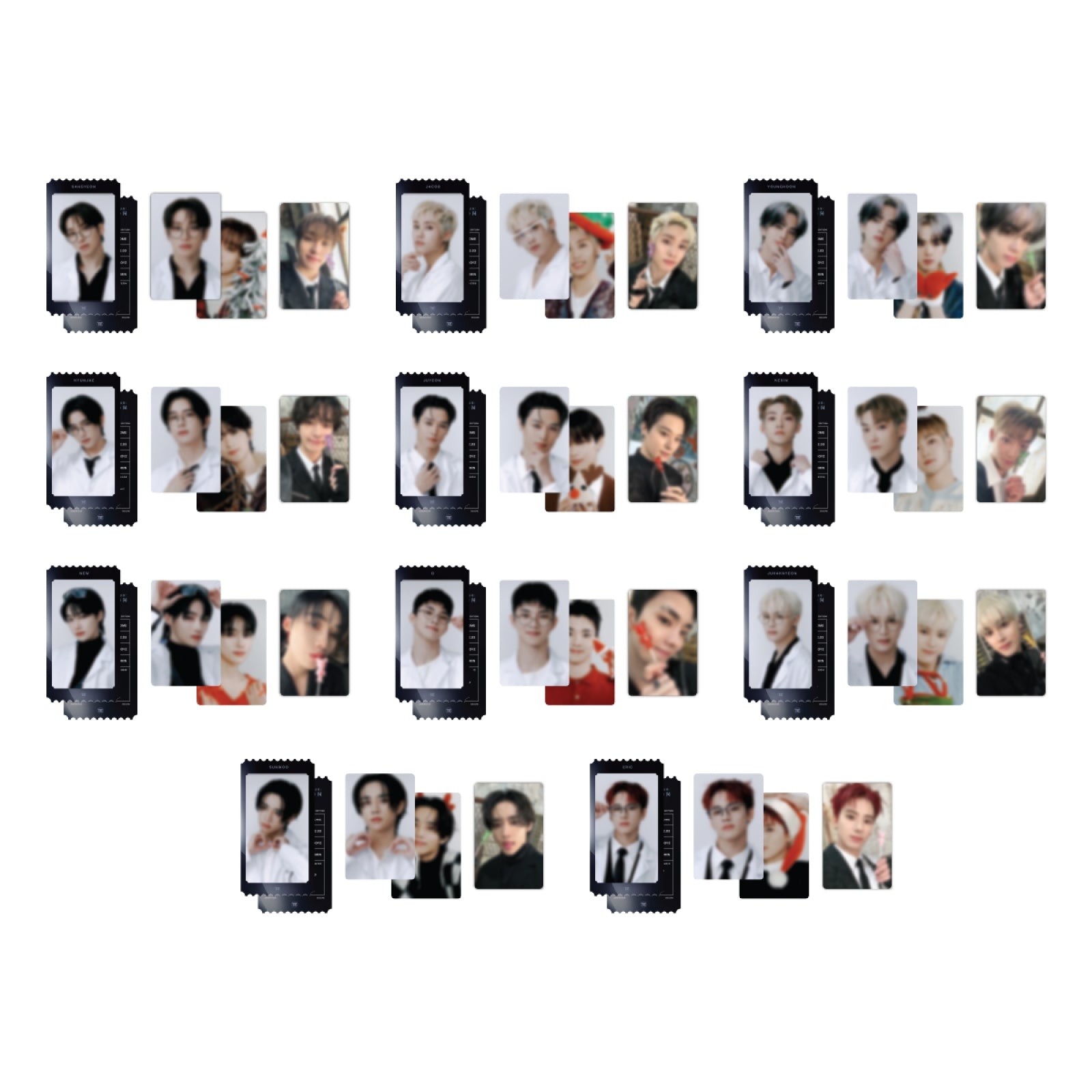 THE BOYZ WORLD TOUR : ZENERATION ENCORE OFFICIAL MD - 10. TICKET PHOTO SET