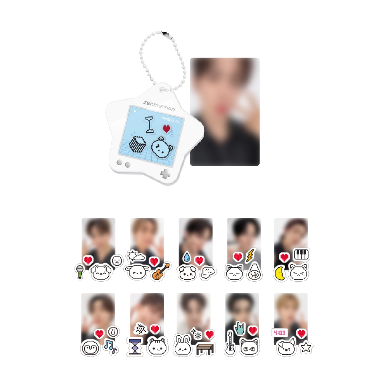 THE BOYZ WORLD TOUR : ZENERATION2 OFFICIAL MD - 04. THE TOYZ SHAKER KEYRING (PRE-ORDER)