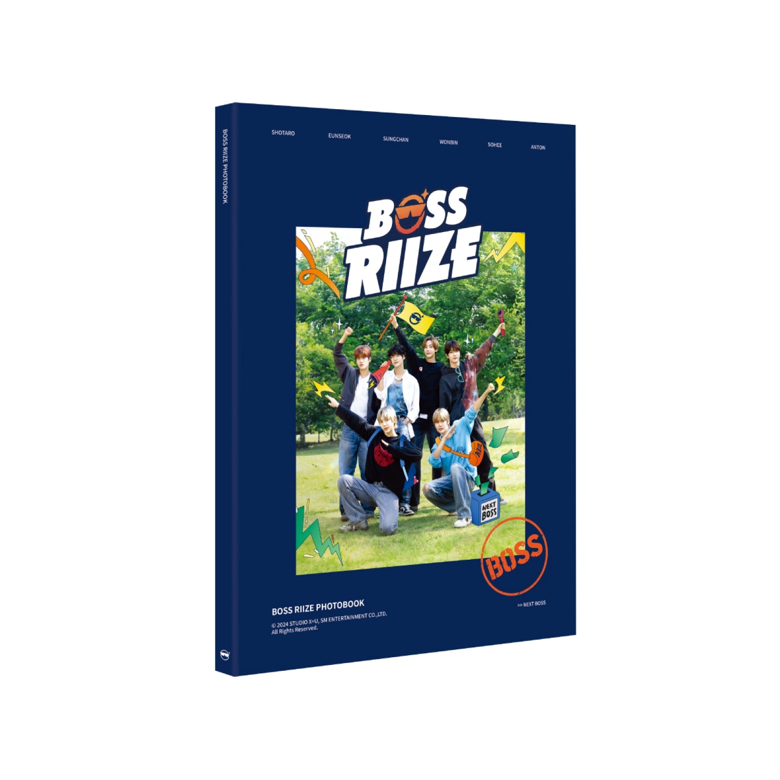 RIIZE 2024 BOSS RIIZE POP-UP OFFICIAL MD - 01. PHOTOBOOK