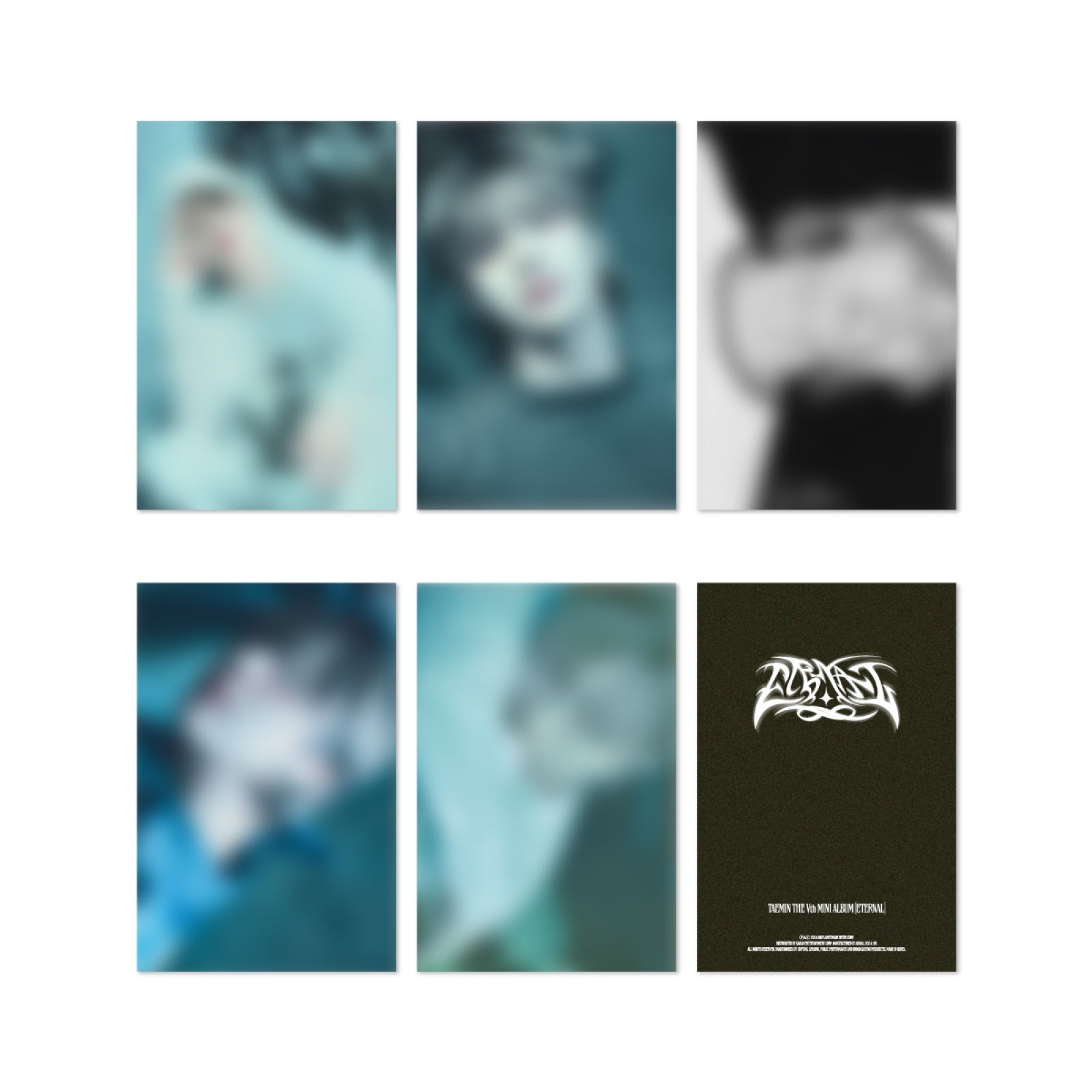 TAEMIN 5TH MINI ALBUM [ETERNAL] EXHIBITION OFFICIAL MD - 06. POSTCARD SET