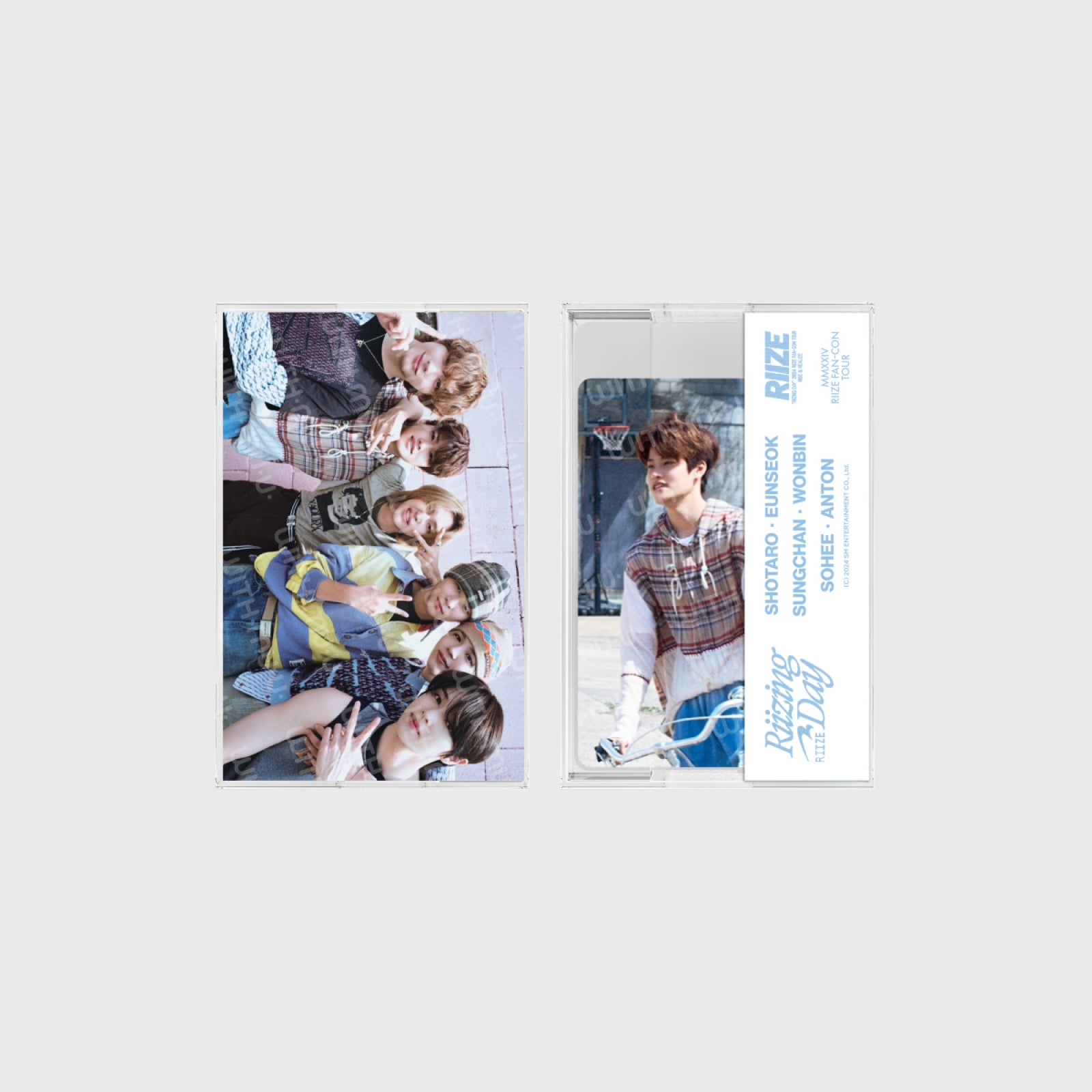 RIIZE 2024 FAN CON [RIIZING DAY FINALE] OFFICIAL MD - 09. CASSETTE TAPE PHOTO SET (PRE-ORDER)