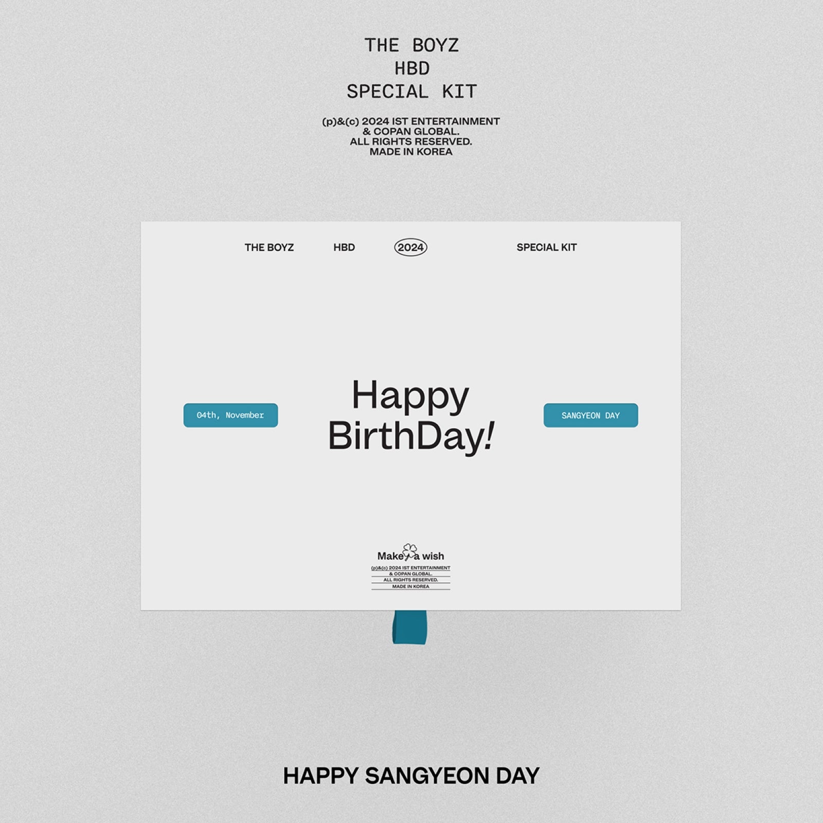 THE BOYZ HBD SANGYEON SPECIAL KIT (PRE-ORDER)