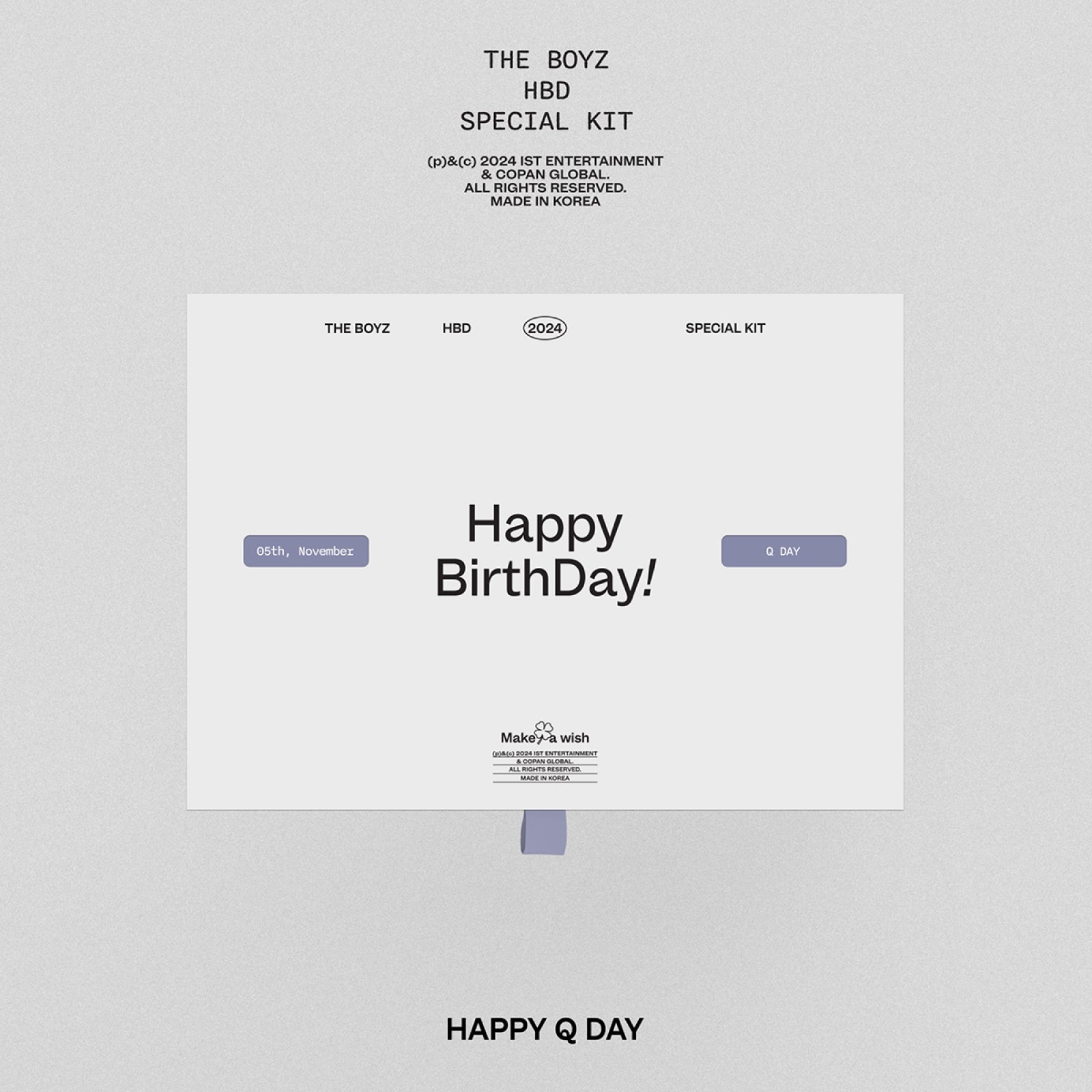 THE BOYZ HBD Q SPECIAL KIT (PRE-ORDER)