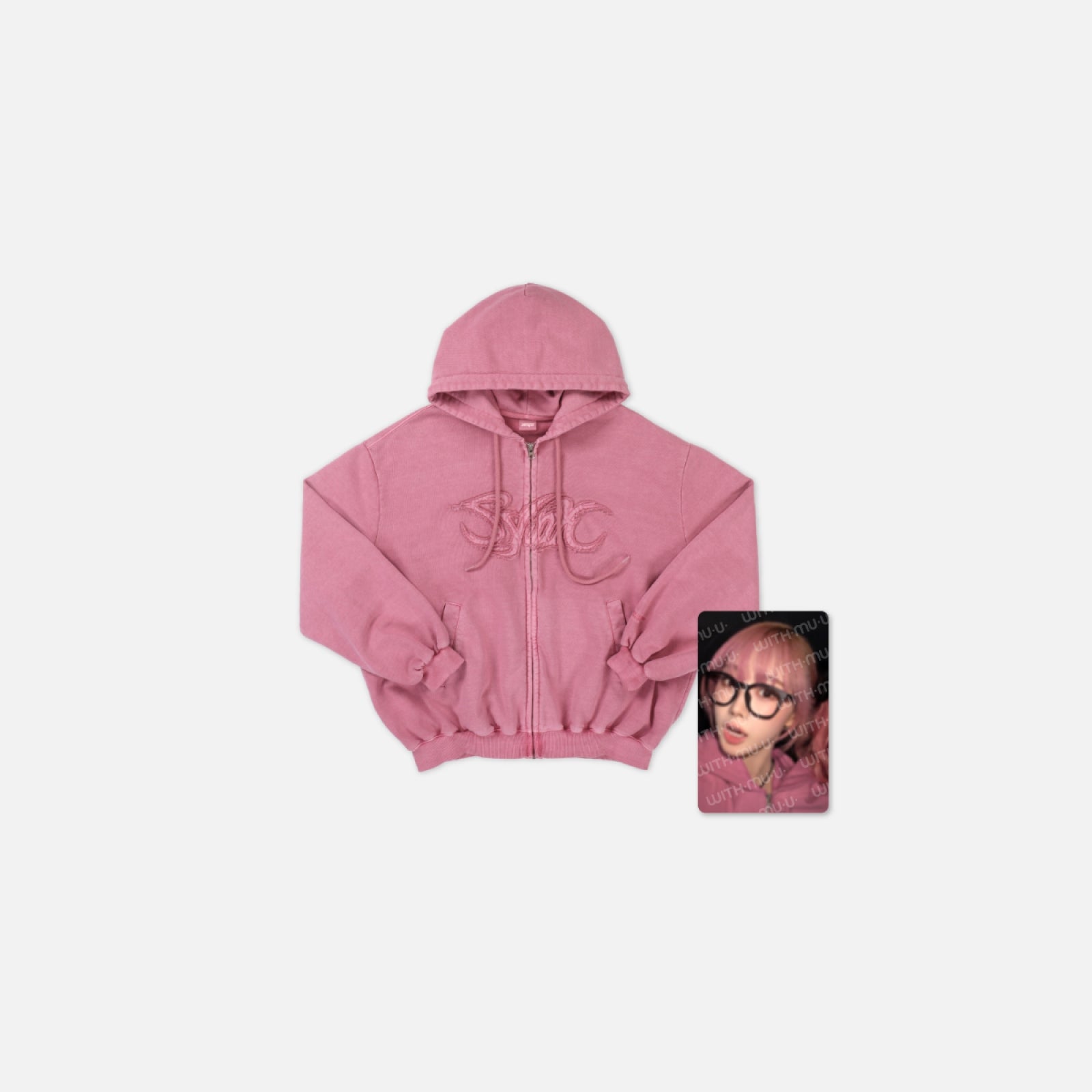 AESPA 2025 LIVE TOUR [SYNK : PARALLEL LINE] ENCORE OFFICIAL MD - 06. PINK HOODIE ZIP-UP SET (PRE-ORDER)