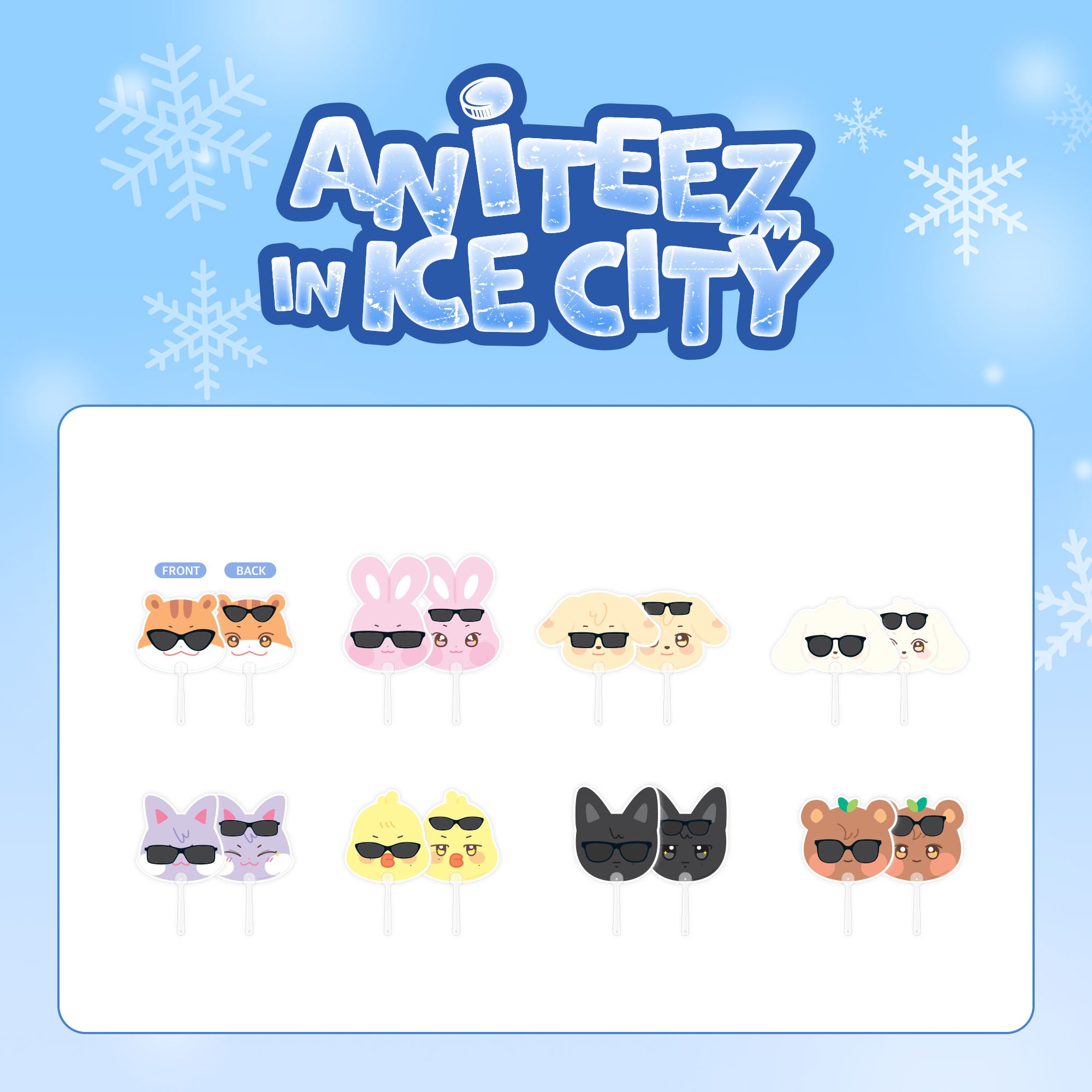 ATEEZ X ANITEEZ [ANITEEZ IN ICE CITY] OFFICIAL MD - 10. FAN (PRE-ORDER)