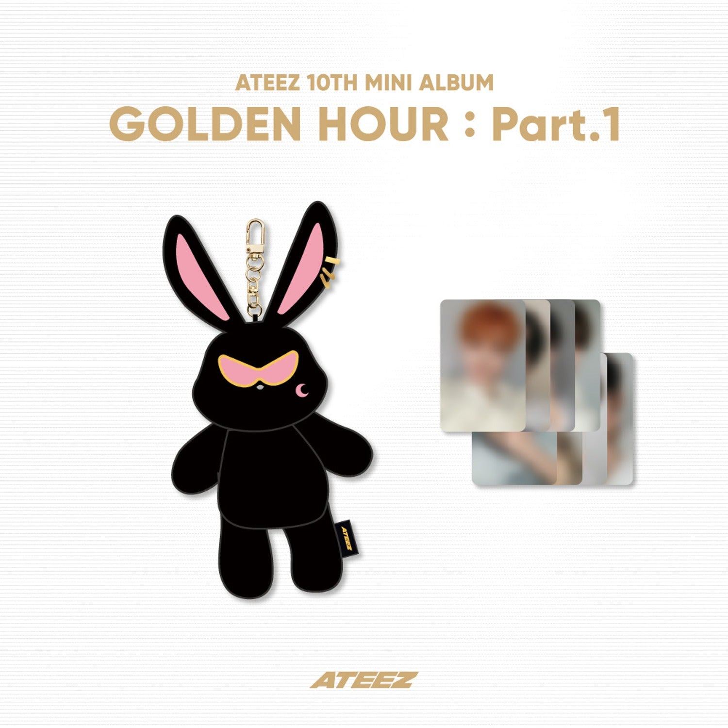 ATEEZ [GOLDEN HOUR : PART.1] OFFICIAL MD - 12. MITO DOLL KEYRING