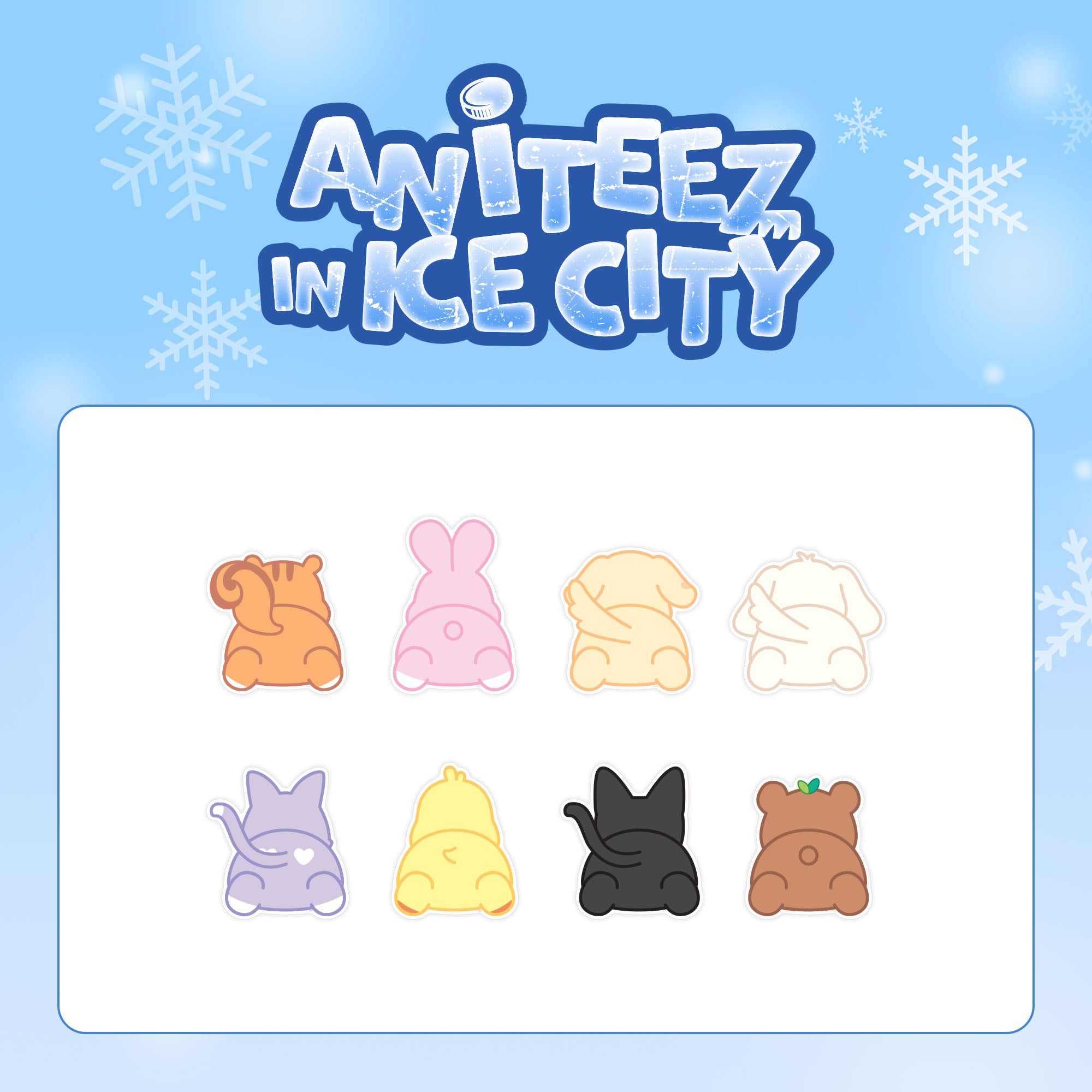 ATEEZ X ANITEEZ [ANITEEZ IN ICE CITY] OFFICIAL MD - 12. MOUSE PAD (PRE-ORDER)