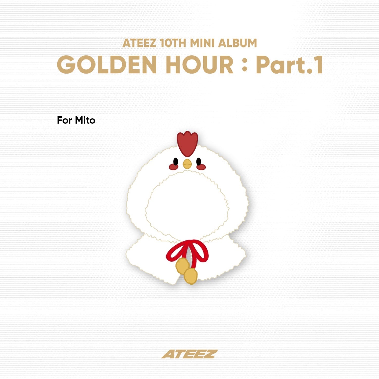 ATEEZ [GOLDEN HOUR : PART.1] OFFICIAL MD - 13. MITO COCK-A-DOODLE HOODIE